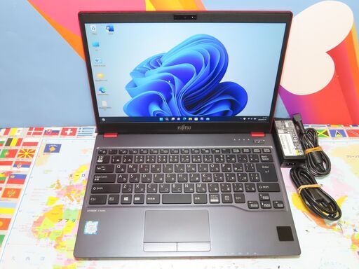 JC0456 富士通 LIFEBOOK U937/R Win11 ノートパソコン レッド 色　office2019