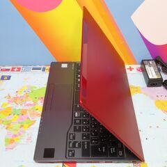 JC0456 富士通 LIFEBOOK U937/R Win11 ノートパソコン レッド 色 