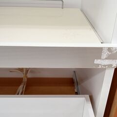 ☆ジモティ割あり☆ 高橋木工所 食器棚 白 H180×D40.5×