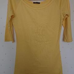 (話し合い中Y)訳あり、黄色の七分袖シャツになります！！