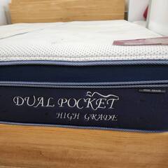 【愛品倶楽部柏店】ニトリ クイーンベッド 分割マットレス 引出し付フレーム