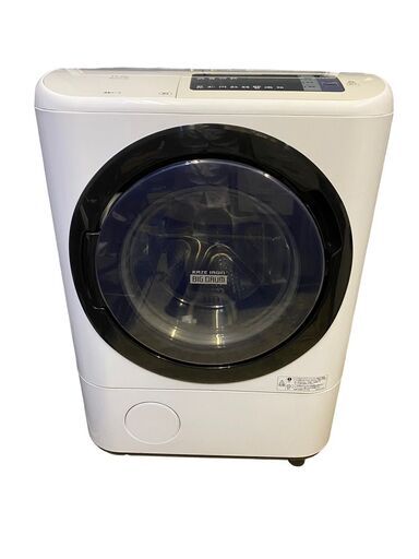 日立 HITACHI BD-NV110AL形 電気洗濯乾燥機 2017年製 洗濯11.0㎏ 乾燥6.0㎏ 動作確認済 中古品　直接引取OK　地域限定有料配送サービスあり‼