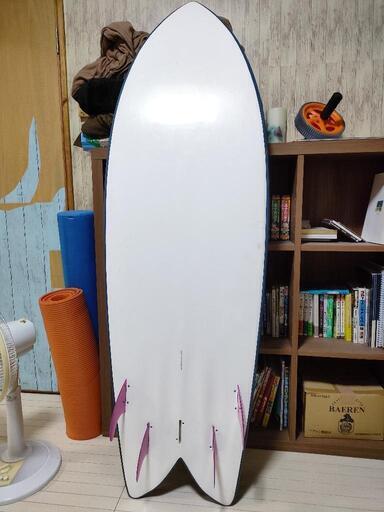 フィッシュサーフボード ソフトボード JS ソフトボード FLAME FISH 5