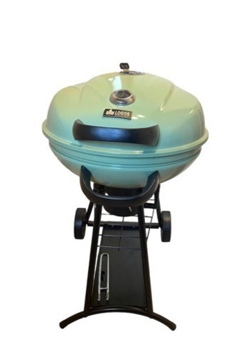値下げ対応OK 【直接引取限定】LOGOS BBQ バーベキューグリル 蓋付き カバー付き 網付き 大人数用