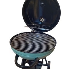 値下げ対応OK 【直接引取限定】LOGOS BBQ バーベキューグリル 蓋付き カバー付き 網付き 大人数用