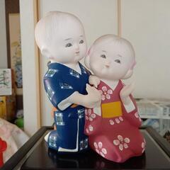 博多人形子供二人