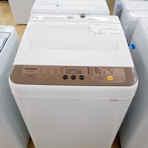 ★ジモティ割あり★ Panasonic 　洗濯機 7kg 18年製 動作確認／クリーニング済み OJ855