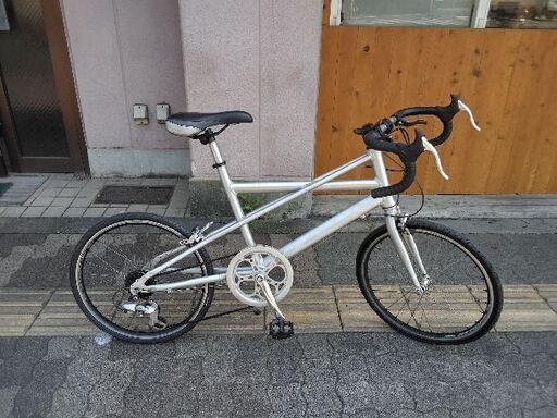 20吋 ロードタイプのミニベロ アルミ/7speed/シルバー
