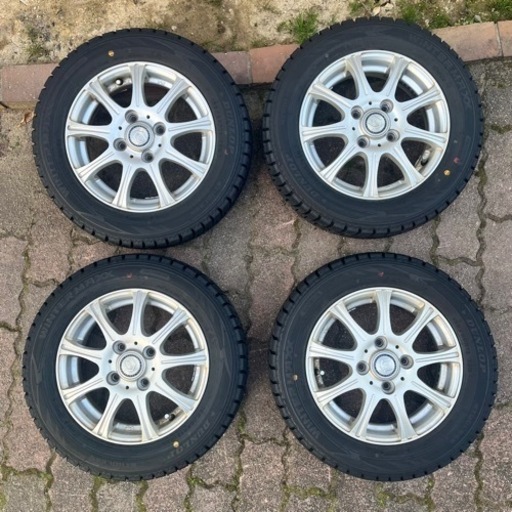 TOYOTA ヤリス タイヤ スタッドレス アルミホイル付き 4本