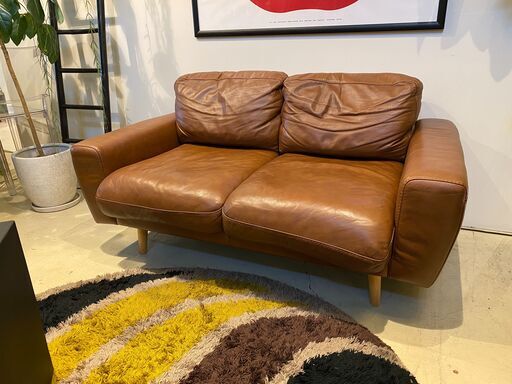 ウニコソファ MOLN leather sofa 2 seater |