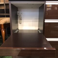 【愛品館八千代店】松田家具　2枚扉キッチンボード　ブルワーレンジ