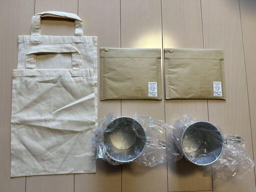 アナルコ　カップ　蓋　トートバッグ　2個セット　マウンテンリサーチ　シェラカップ