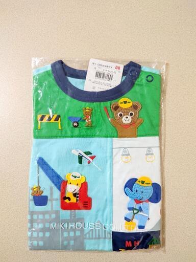 新品 ミキハウス MIKIHOUSE 半袖Tシャツ 80cm 豪華 工事