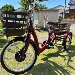 電動アシスト三輪自転車