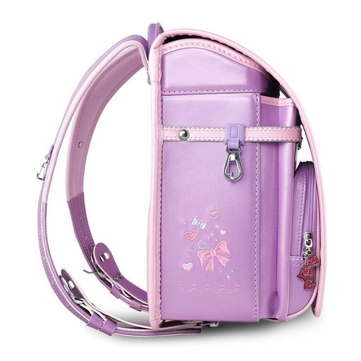 新品】 ランドセル 女の子 リボンモデル 超軽量 撥水加工 ラベンダー② 