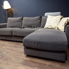 ☑️メル売約済　超極上マルイチセーリング30万左右切替可　高級フェザーコーナーソファー