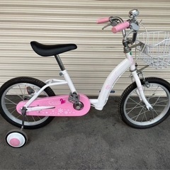 女の子　ピンク　子供　自転車　サビなし　女の子の自転車