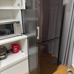 ☆SHARP 冷蔵庫 SJ-PW35C ブラウン 美品☆