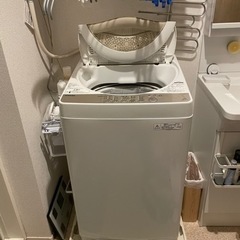 TOSHIBA 洗濯機　AW-5G3(w)