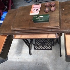 JUKI 足踏みミシン アンティーク 現品渡し