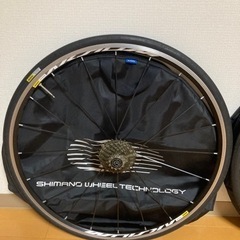 マビック　アクシウム　ホイール　タイヤ、スプロケット付き