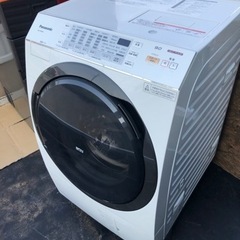 市内配送設置無料　パナソニック 【左開き】9．0kgドラム式洗濯乾燥機 クリスタルホワイト NA-VX3600L-W
