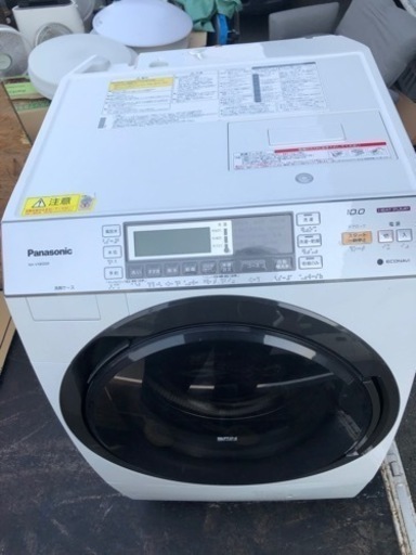 配送可能　Panasonic10kg　ドラム式洗濯機　NA-VX8500R