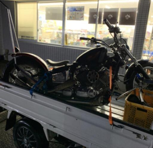 YAMAHA ﾄﾞﾗｯｸﾞｽﾀｰ400 ｶｽﾀﾑ ﾊﾟｰﾂ取りなどに 要整備車 ﾉｰｸﾚ＆ﾉｰﾘﾀ 配送