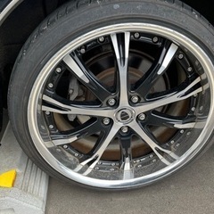 値下げ】19インチ タイヤホイール 4本 深リム シュヴァート