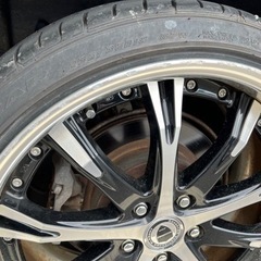 値下げ】19インチ タイヤホイール 4本 深リム シュヴァート