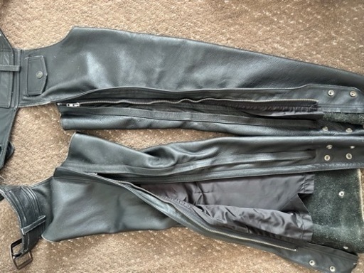 2点セット価格、ハーレー純正ライダースジャケット、チャップスLサイズ 2点セット価格、ハーレー純正ライダースジャケット、チャップスLサイズ