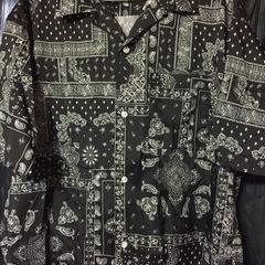 WEGO ウィゴー 半袖シャツ ペイズリー柄 柄シャツ