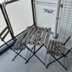 IKEA テーブル＋椅子二脚