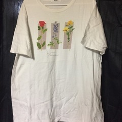 WEGO ウィゴー 半袖 Tシャツ 花柄 プリント Lサイズ