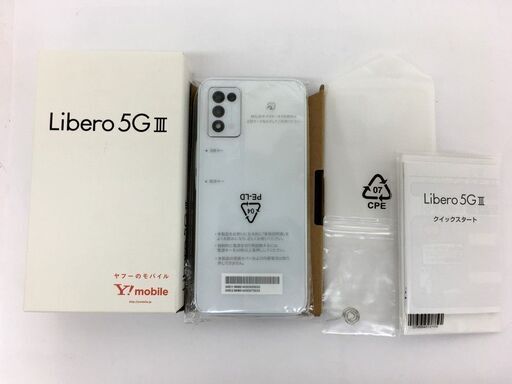 【買取強化中】未使用品 ZTL ワイモバイル Libero 5G III ホワイト A202ZT Softbank 〇判定 64GB 6.67インチ Android 【リサイクルモールみっけ柏大山台店】