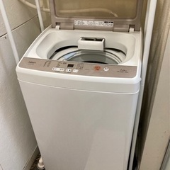 洗濯機 AQUA 2018年製