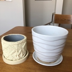 陶器　植木鉢　2つセット