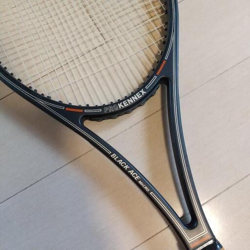 テニスラケット プロケネックス ブラック エース マイクロ【トップバンパー割れ有り】 (G4相当)PROKENNEX BLACK ACE MICRO