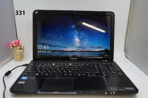 TOSHIBA ノートパソコン 爆速SSD　OFFICE2016 MOS試験勉強
