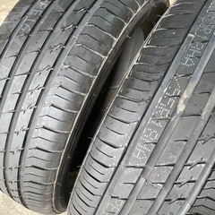 未使用品タイヤ🛞　SAILUN 215/55R18 2本セット取付込価格
