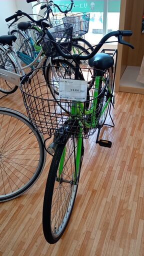 ☆ジモティ割あり☆ 自転車 一般 26インチ みどり クリーニング済み TJ8550