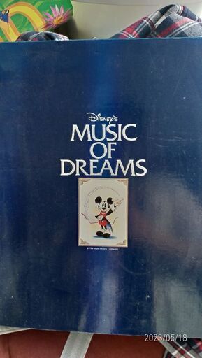ディズニー公式　music　of　dreamsカセットテープ