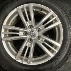 【BS BLIZZAK VRX 225/55R17】スタッドレス【日産 V36スカイライン 純正ホイール 17インチ 7.5J5HPCD114.3+45】　(TE920)クレジットカード QRコード決済可能