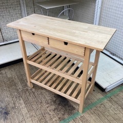 キッチン収納　作業台　IKEA カウンター　キッチンワゴン