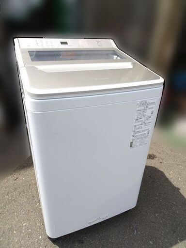 【パナソニック】全自動電気洗濯機 縦型 8kg  エコナビ ナノイー 【NA-FA8H1】 2023年製