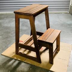 【ドタキャンの為再出品】木製椅子　踏み台　
