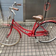 【無料お譲り】赤い自転車【20日12:00までのお取引限定】