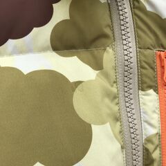 キューン ダウンジャケット サイズ3 迷彩 うさぎ AM100A02