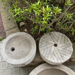 天然石 踏み石 丸型 引き取り愛知県