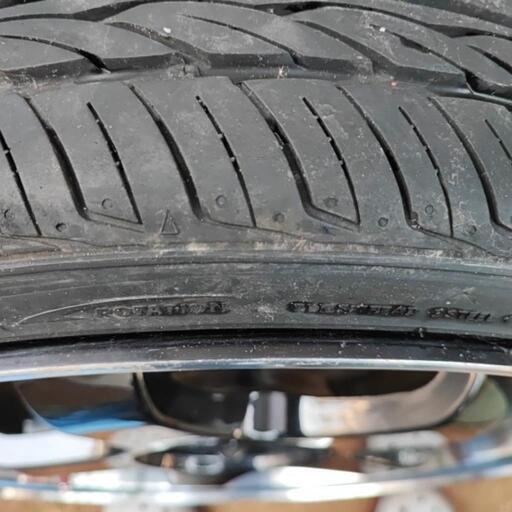 17インチ　深リム　引っ張り　4本セット　軽自動車用